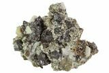 Garnet Cluster with Calcite, Mica & Feldspar - Pakistan #100430-1
